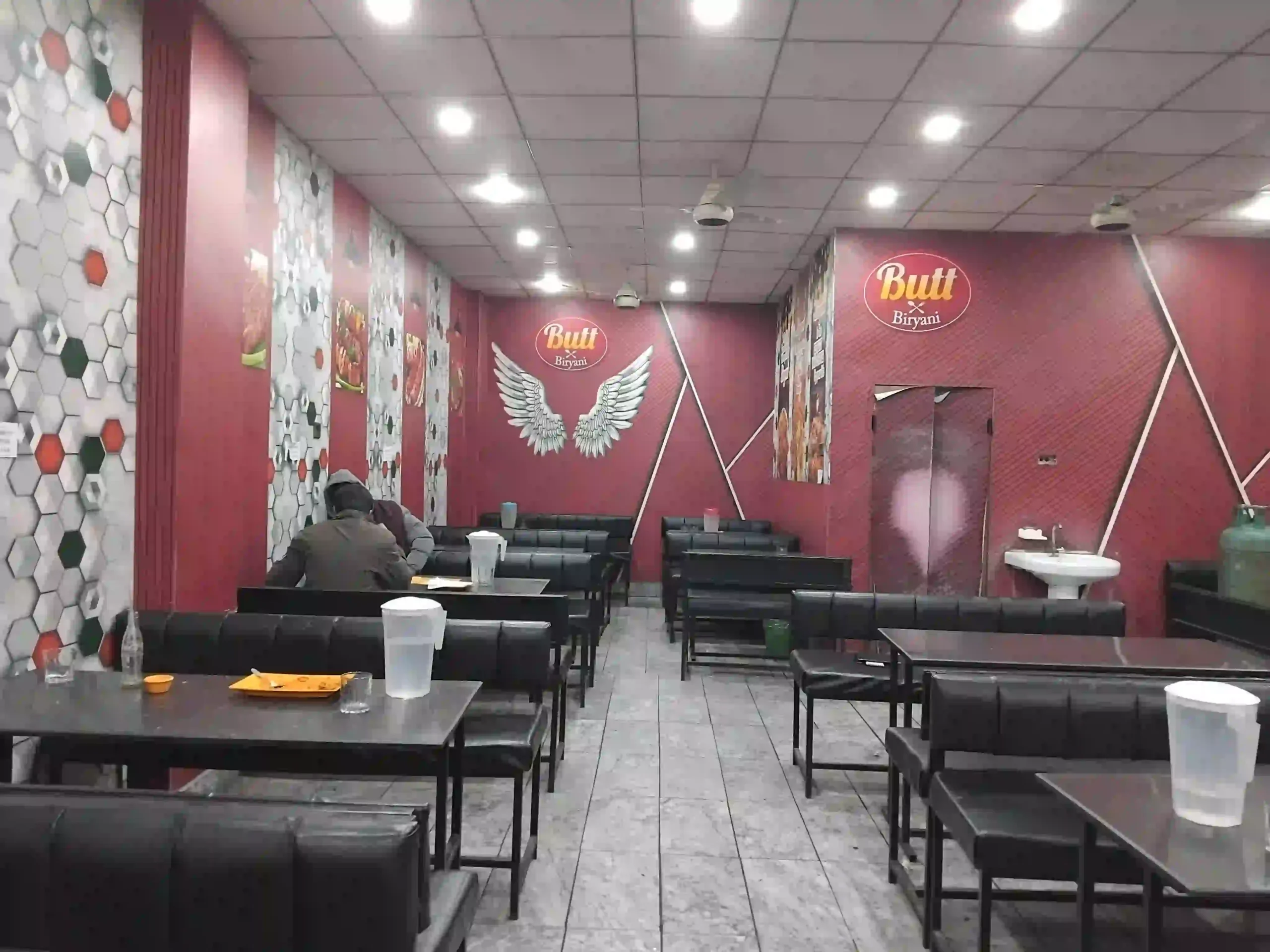 Inside view of Butt Biryani Chichawatni