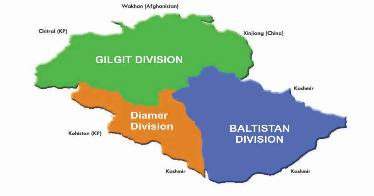 Gilgit Baltistan map