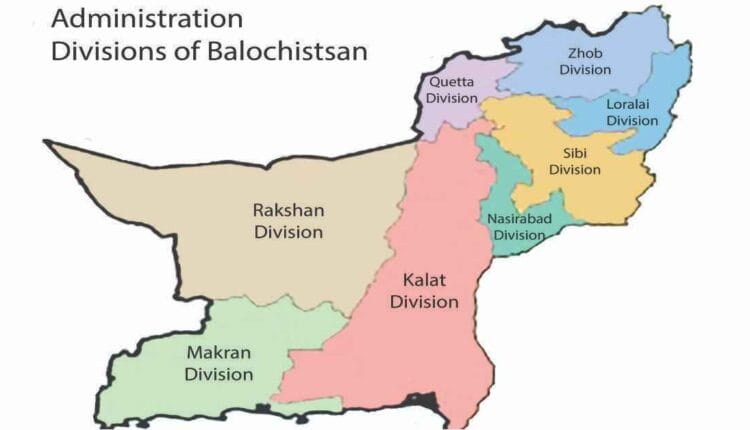 Balochistan Map 2025