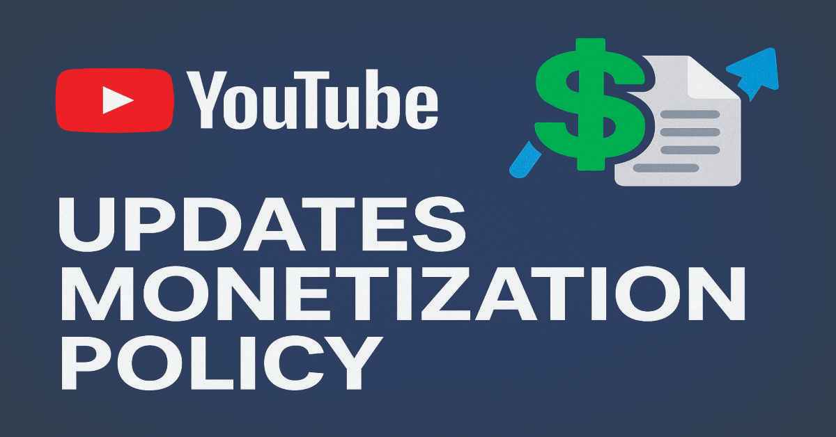 Youtube Monetization policy